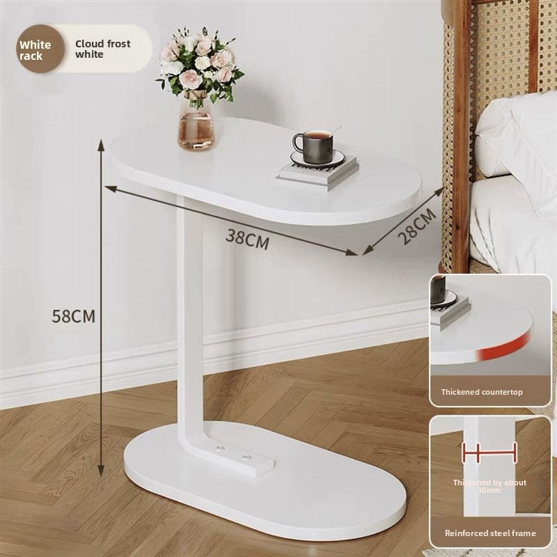 Side Table with Metal Frame